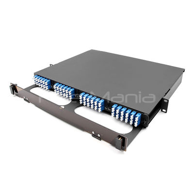 1U 19 Inch 96 Cores MTP-12 Male MPO Patch Panel for High Density Fiber Optic Networks