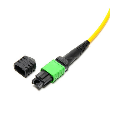 MTP Jumper MPO Trunk Patch Cord 1m (3ft) with 0.35dB Max and OM4 50/125μm for High-Speed Data Transmission